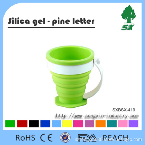 200ML Collapsible Silicone Cup,Foldable and BPA free Water Cup Wholesale Price
